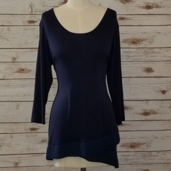 ⬇⬇ Anthropologie Pebble Asymmetri Blouse SMALL - Picture 3 of 6